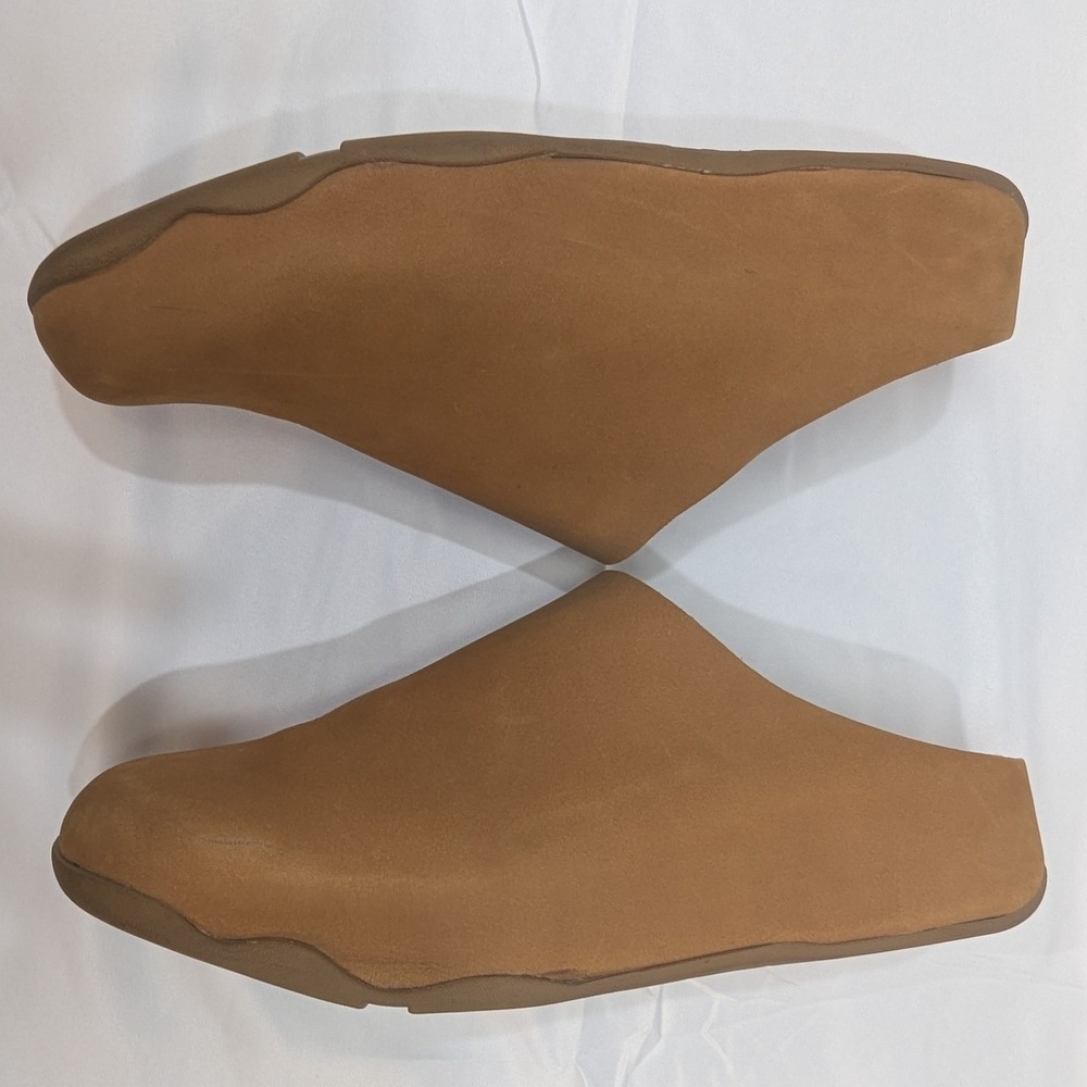 FitFlop Shuv Clogs Tan Nubuck Suede Minimalist Mules Size 11 - Picture 3 of 12